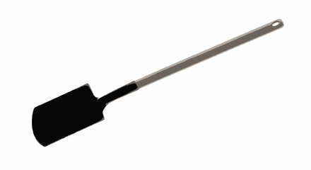 Naklejka premium Long Handle Spatula Vector Art - Ideal for Mixing, Stirring, and Flipping in Large Pots or Grills
