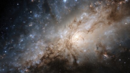 Fototapeta premium Cosmic Swirl of Stars and Dust