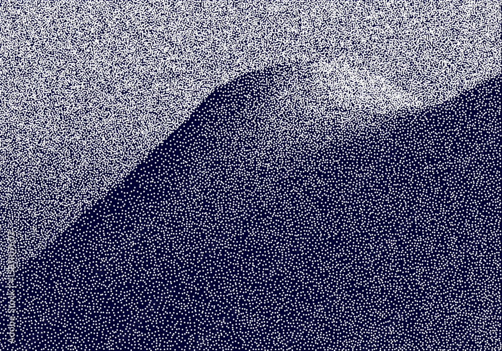 Poster white color dots as abstract background or texture like noise or snow.