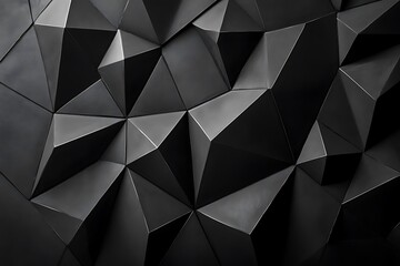 Fototapeta premium black metal scratched steel plate textured background Generative Ai