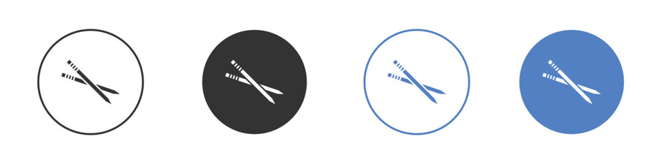 Toothpick icon. Vector illustration, flat design.