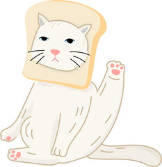 Cat in Astronaut Suit – Cute Cartoon Fashion Cat Vector