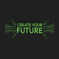 Abstract green background vector illustration for business concept success with people at work