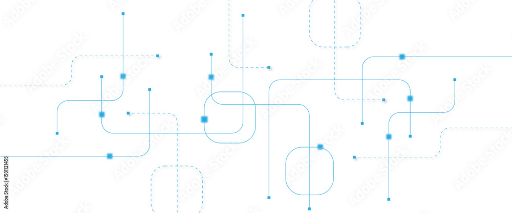 Aufkleber abstract futuristic technology background. technology background with crossed lines and dots.