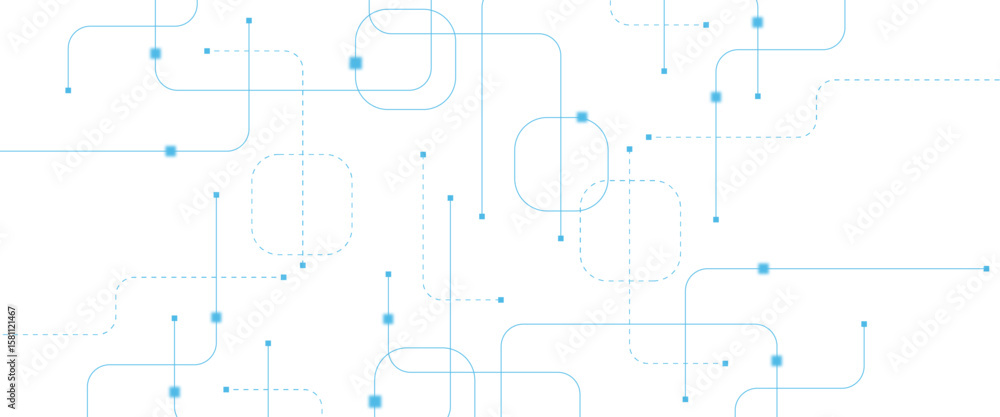 Poster abstract futuristic technology background. technology background with crossed lines and dots.