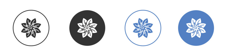 Daffodil icon. Vector illustration, flat design.