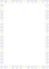 Vitamin simple frame. Healthy lifestyle, medication pills with empty space for your text