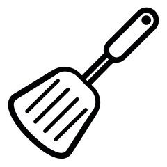 Kitchen Spatula Serving a Fresh Pancake Breakfast Food