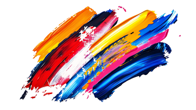 Artistic Brushstrokes: A vibrant composition of bold brushstrokes of color. An explosion of artistic expression that is as dynamic as it is aesthetically pleasing.