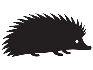  FUNNY HEDGEHOG SILHOUETTE