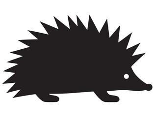  FUNNY HEDGEHOG SILHOUETTE