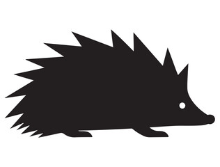  FUNNY HEDGEHOG SILHOUETTE