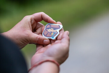 Holding treasure in your hands