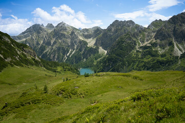 Naklejka premium mountain landscape in the alps (High Tauern, Austria, National Park)