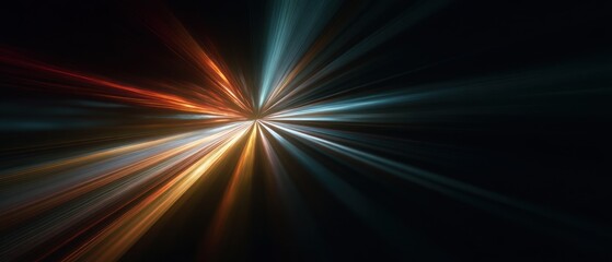 Abstract Light Rays: A Burst of Cosmic Energy