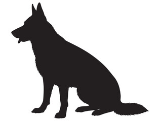 GERMAN SHEPHERD SILHOUETTE