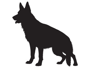 GERMAN SHEPHERD SILHOUETTE