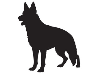GERMAN SHEPHERD SILHOUETTE
