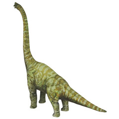 Tall dinosaur with long neck and tail. © Ilie