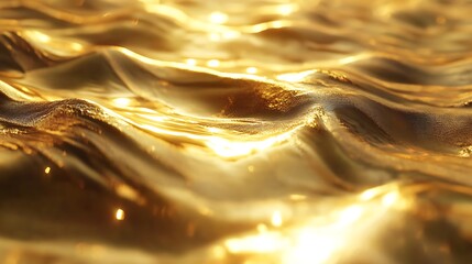 Luxurious Golden Textures and Glittering Spheres - Shimmering Metallic Background Collection