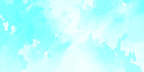 Soft Light Aqua Pastel Watercolor Background – Hand-Painted Artistic Wash Texture for Elegant Invitations, Posters, Branding & Stylish Web Banners