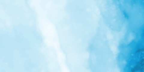 White and Blue Frozen Ice Surface Abstract Background with Watercolor Paint Splash, Fringe Bleed Wash, and Bloom Texture – Ideal for Winter Designs and Cool Branding 