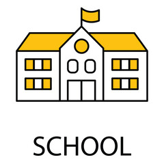 Back To School Educational Vector Icon Design