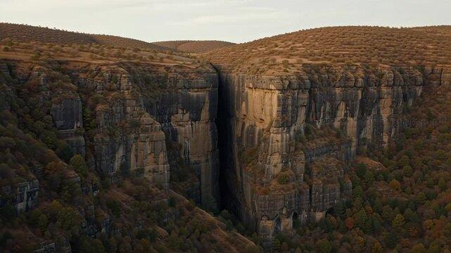stunning beautiful mountain pass Lancers Gap in Lesotho