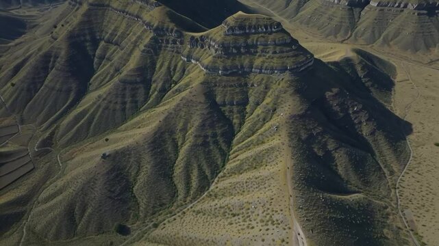 stunning beautiful mountain pass Lancers Gap in Lesotho