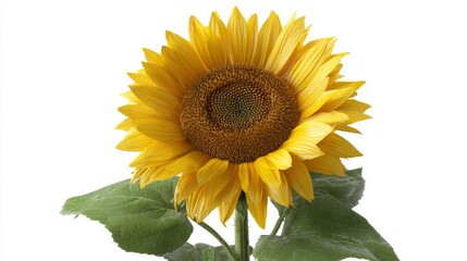 A sunflower's center set against a white background with a blurred close-up of the surrounding petals