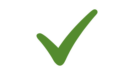 Green Right Tick Icon PNG File on Transparent Background for Web, App, Logo, and UI Design
