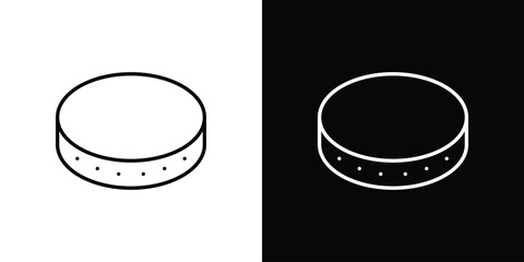 Bracelet icon thin line symbol on white background. Editable stroke vector illustration