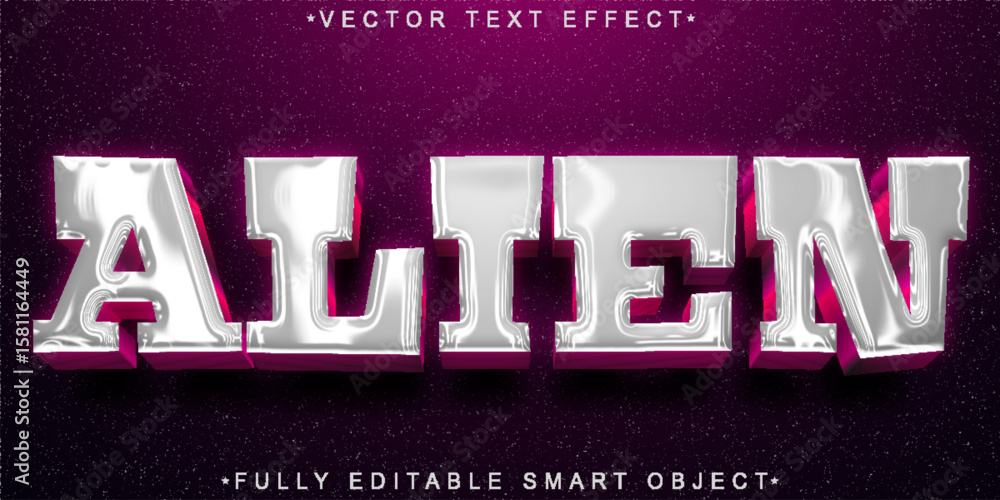 Poster futuristic cosmic alien space galaxy scifi universe style design vector fully editable smart object 