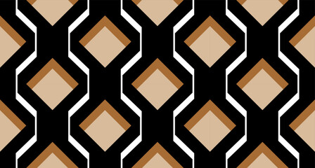 Seamless abstract geometric pattern. Vector Illustration.
