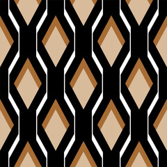 Seamless abstract geometric pattern. Vector Illustration.