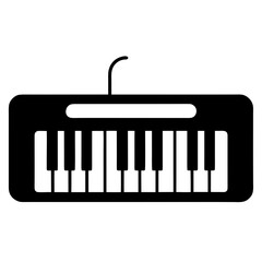 piano keys vector illustration
