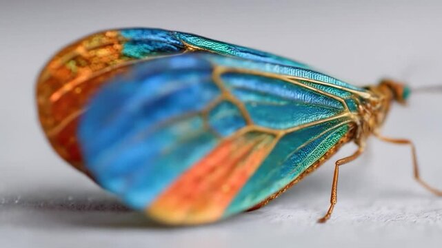 Vibrant Jewel-toned Planthopper