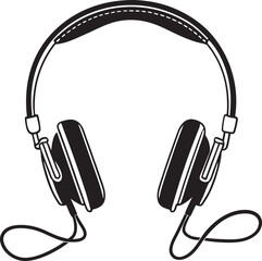 headphones isolated on white background