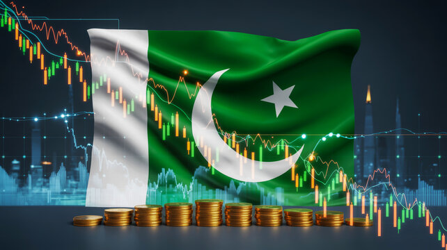 Pakistan s economic growth and financial market trends illustrated - Powered by Adobe