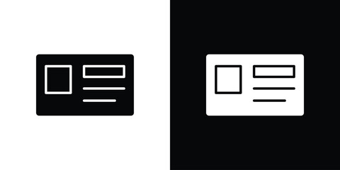 Bankbook icon, Vector graphics in filled style