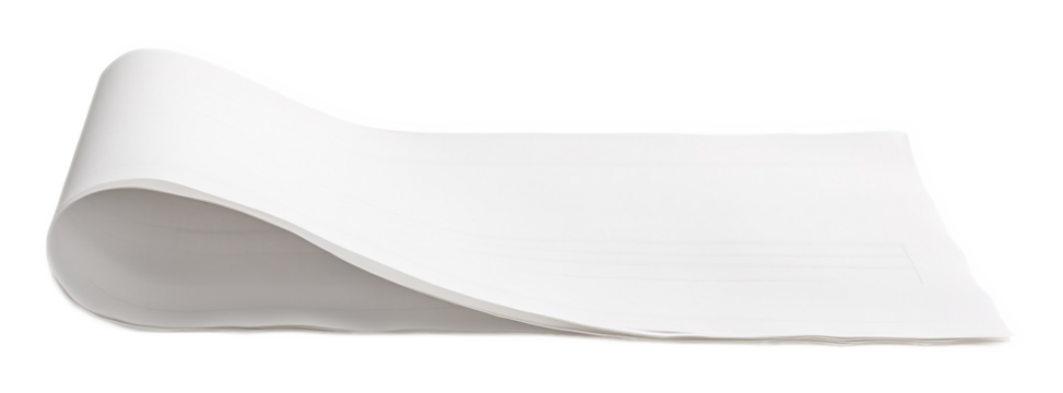 Payroll Slip for Employee Compensation and Record Keeping - Isolated on White Background