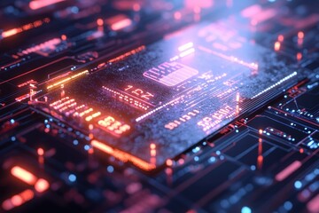 Obraz premium Digital wireframe credit card, Digital wireframe representation of a credit card