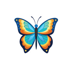 Butterfly with yellow shade