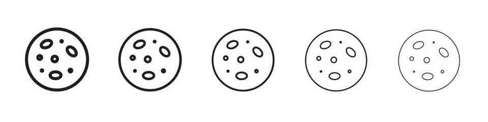 Thalassaemia icon, outline vector logo illustration, linear pictogram isolated