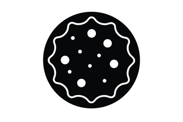 Christmas cookie vector icon