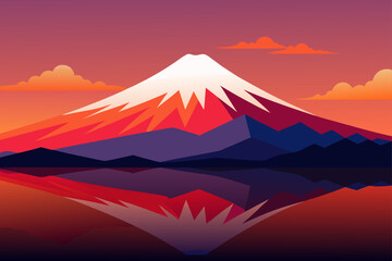 Fototapeta premium mount fuji in japan