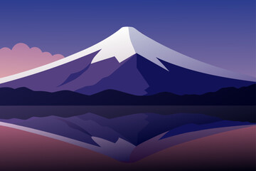 Fototapeta premium mount fuji in japan