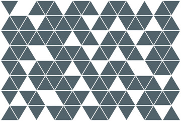 Fototapeta premium Geometric pattern features gray triangles with white lines design.