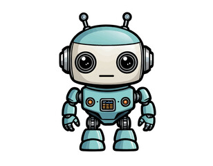 Naklejka premium Robot