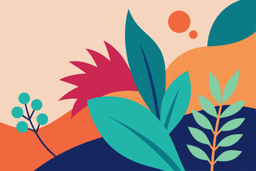 floral background with flowers